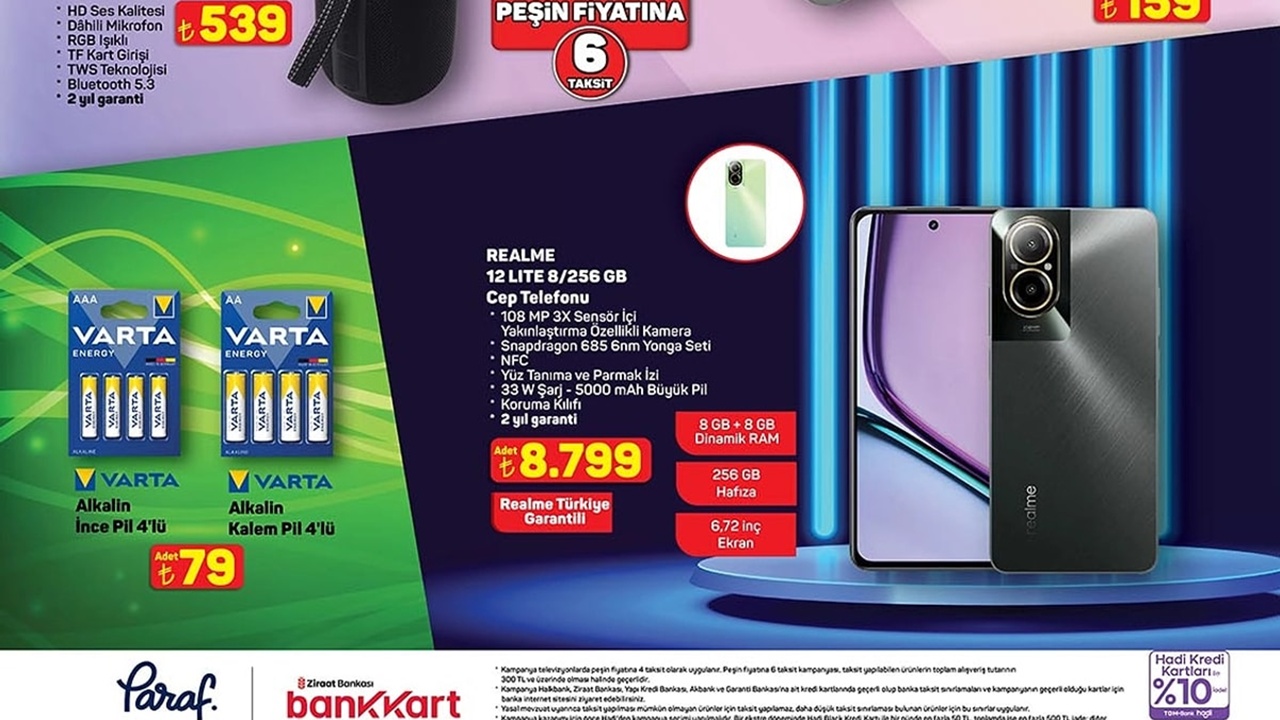 A101’de Perşembe Günü İzdiham Çıkacak: 8.999 TL’ye Akıllı Telefon Fırsatı